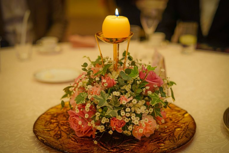 Seasonal flower choices are a lovely aspect of candle making